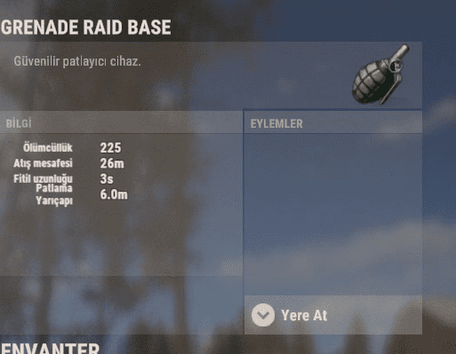 f1 Grenade Base